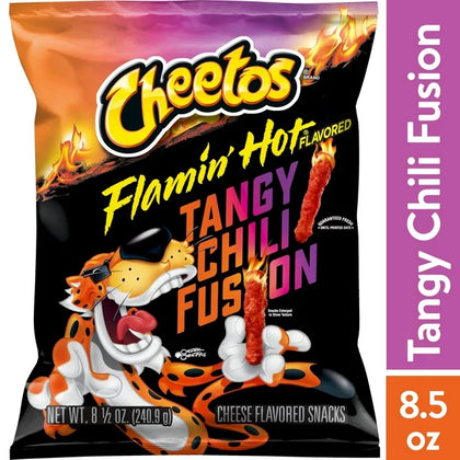 Cheetos Flamin’ Hot Tangy Chili Fusion Flavored Snack, 8.5 oz