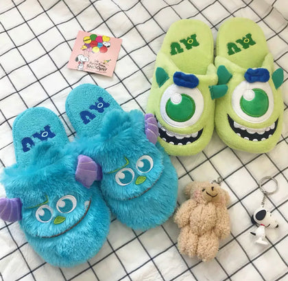 Monsters Inc Pantunflas Sully & Mike