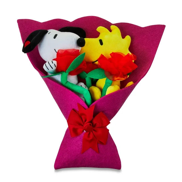 Snoopy Peluche Bouquet Ramo San Valentin – Accesorios-Mexicali