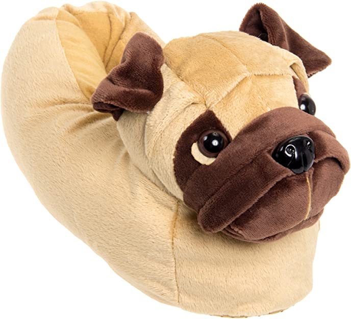 Pug slippers next clearance