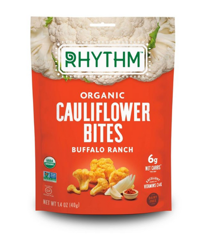Rhythm Buffalo Ranch Organic Cauliflower Bites - 1.4oz