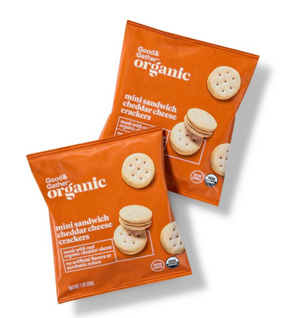 Organic Mini Cheese Sandwich Crackers - Cont. 8 - Good & Gather™
