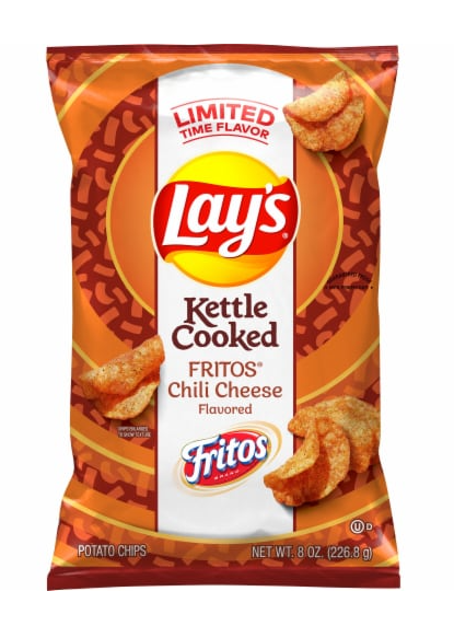 Lay's® Kettle Cooked Fritos® Potato Chips Sabor a Chili Cheese