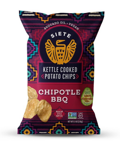 Siete Chipotle BBQ Kettle Chips - 5.5oz