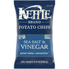 Kettle Brand Potato Chips, Sea Salt and Vinegar Kettle Chips, 8.5 Oz