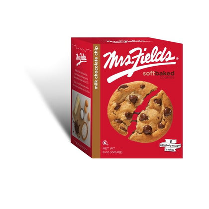 Mrs. Fields Milk Chocolate Chip Cookies, 1oz, 8ct
