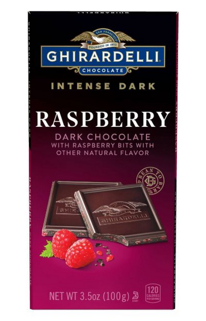 Ghirardelli Intense Dark Chocolate Raspberry Radiance Bar - 3.5oz