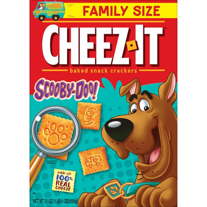 Cheez-It SCOOBY-DOO! Cheese Crackers, Original, 21 Oz, Caja