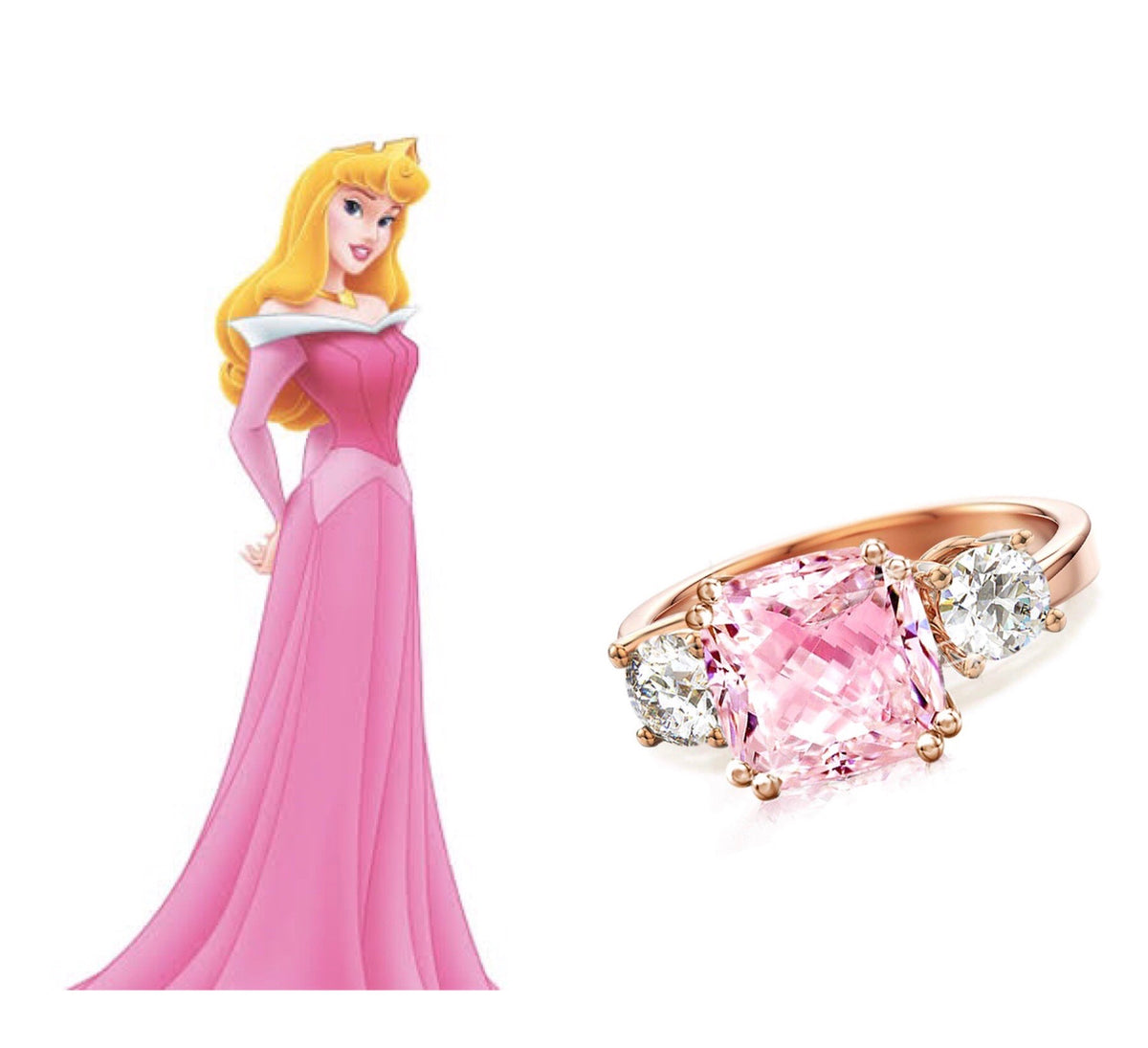 La Bella Durmiente Anillo Princesa Aurora