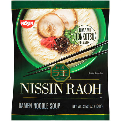 Nissin Raoh Umami Soy Sauce Flavor Ramen Noodle Soup