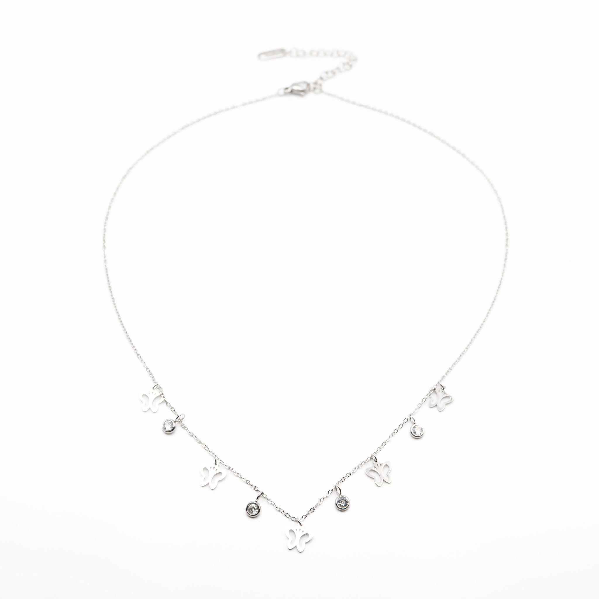 Collar Mariposas y Circonias