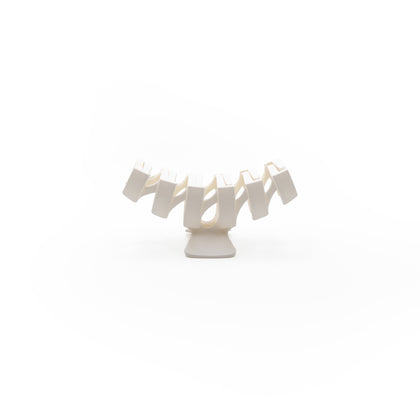 Pinza ZigZag Blanca