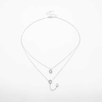 Collar Multicadena Cubic Zirconia