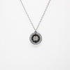Collar Con Dije De Reloj Strass