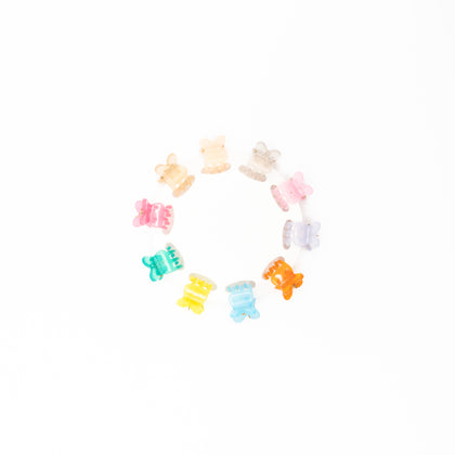 Mini Pinzas De Orejas Multicolor