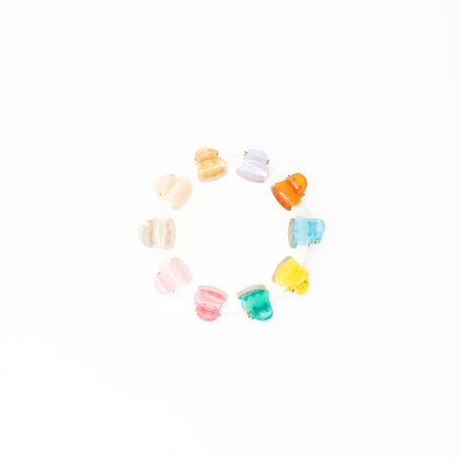 Mini Pinzas Corazón Multicolor
