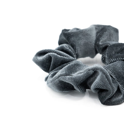 Scrunchie Velvet Gris