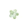 Pinza Flor Verde Y Blanco
