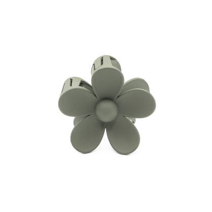 Pinza Flor Verde Musgo