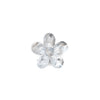 Pinza Flor Gris Y Blanco