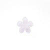 Pinza Flor Morado Transparente