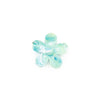 Pinza Flor Verde Y Azul