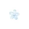Pinza Flor Azul Y Blanco
