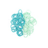 Set Ligas Medianas Azul Y Verde
