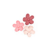 Set Pinzas Flor Rosa Morado