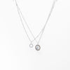 Collar Multicadena Reloj y Aro