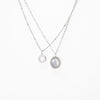 Collar Multicadena Reloj y Aro