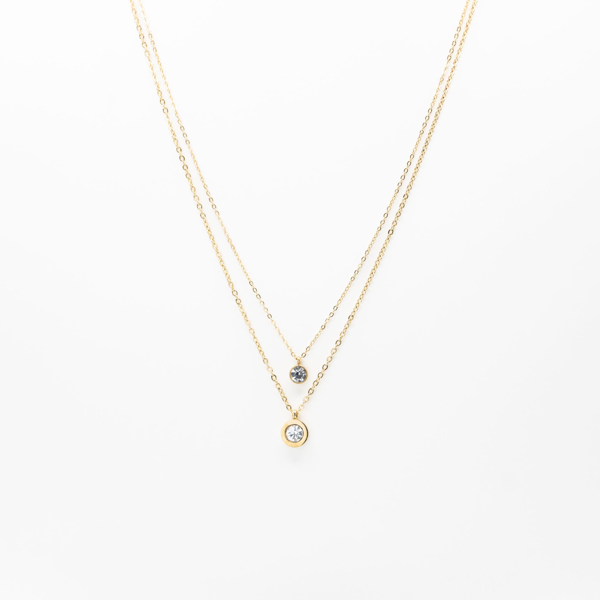 Collar Multicadena Cubic Zirconia