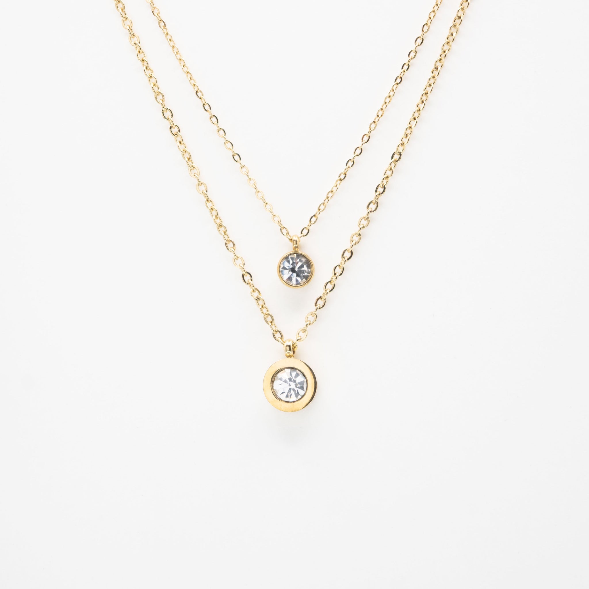 Collar Multicadena Cubic Zirconia
