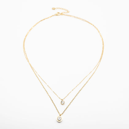 Collar Multicadena Cubic Zirconia