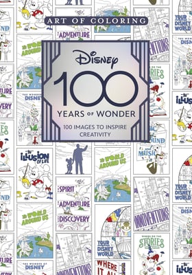 100 Years Of Wonder Libro Para Colorear Disney Art Of Coloring