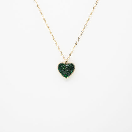 Collar De Corazón Strass