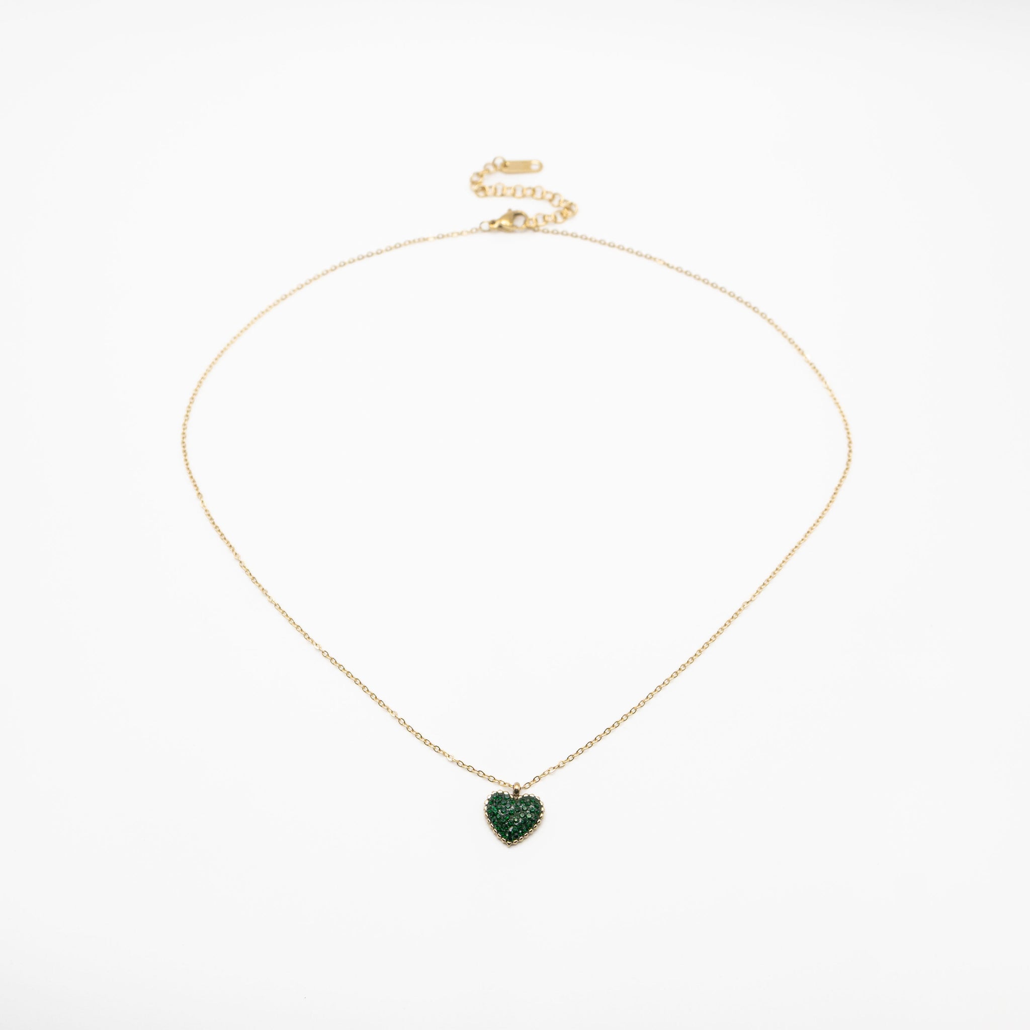 Collar De Corazón Strass