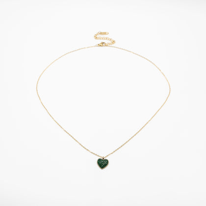 Collar De Corazón Strass