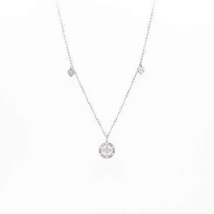 Collar Árbol Y Corazones Strass