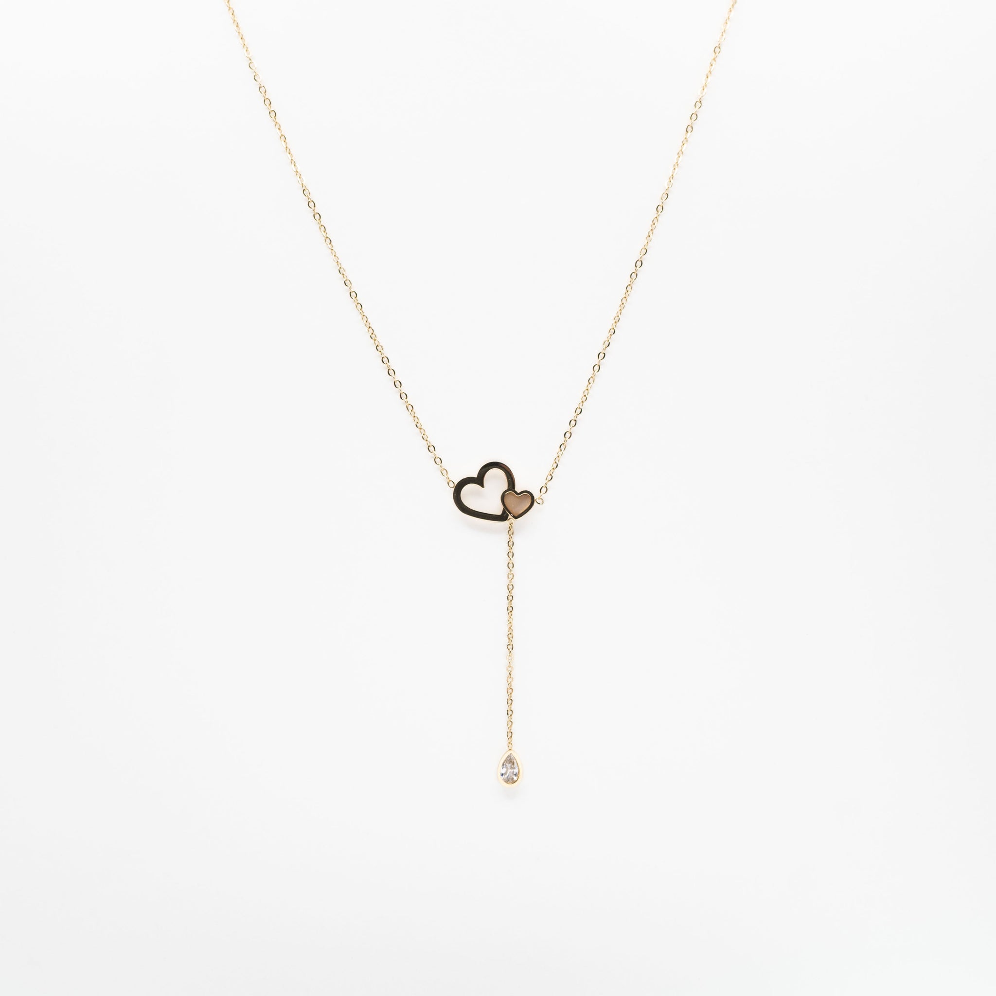 Collar Con Dije De Corazón Y Colgante