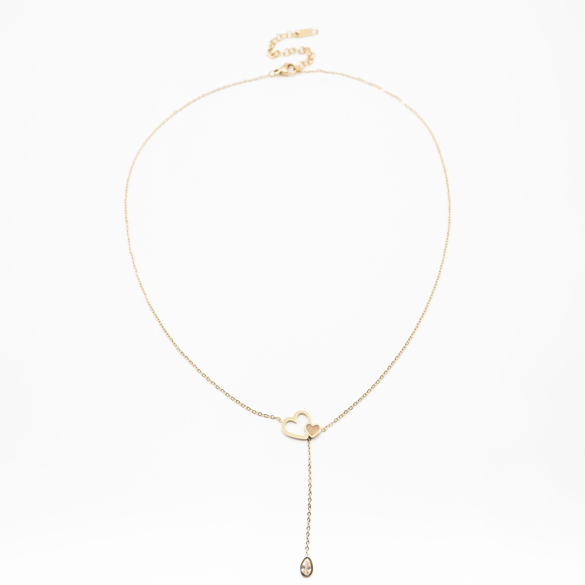 Collar Con Dije De Corazón Y Colgante
