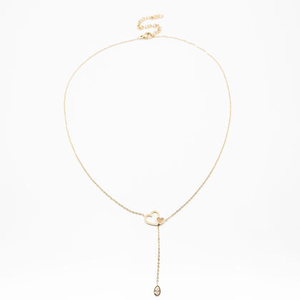 Collar Con Dije De Corazón Y Colgante