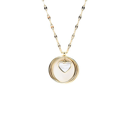 Collar Dije Corazón Aro