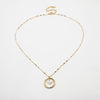 Collar Dije Corazón Aro