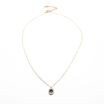 Collar Con Dije De Cubic Zirconia