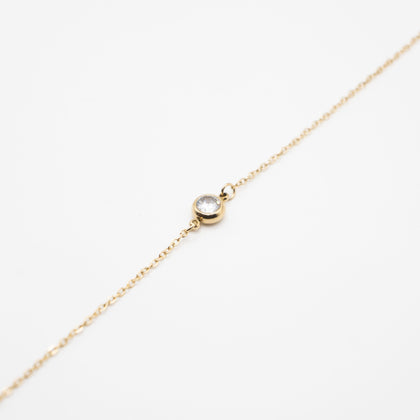Pulsera Dije Cubic Zirconia