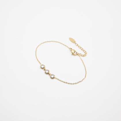 Pulsera Con Dije Cubic Zirconia
