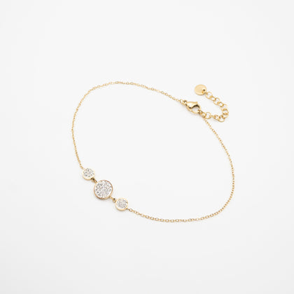 Pulsera Con Strass Circular