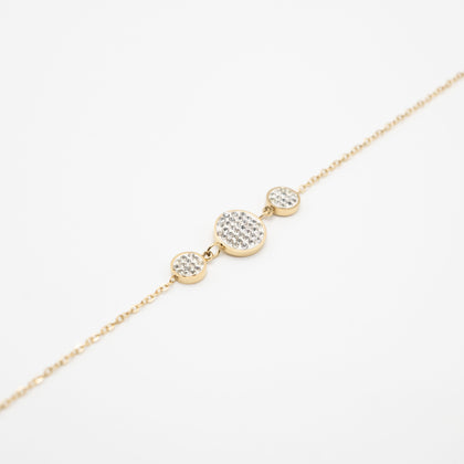 Pulsera Con Strass Circular