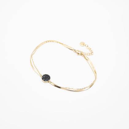Pulsera Multicadena Dije Strass